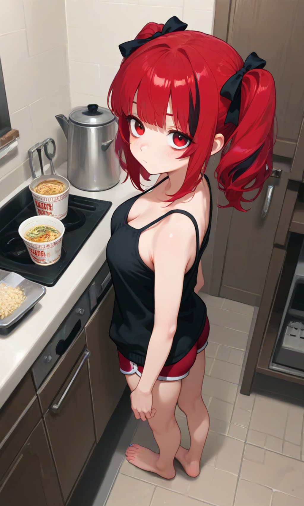 夕飯作った。食べよ。