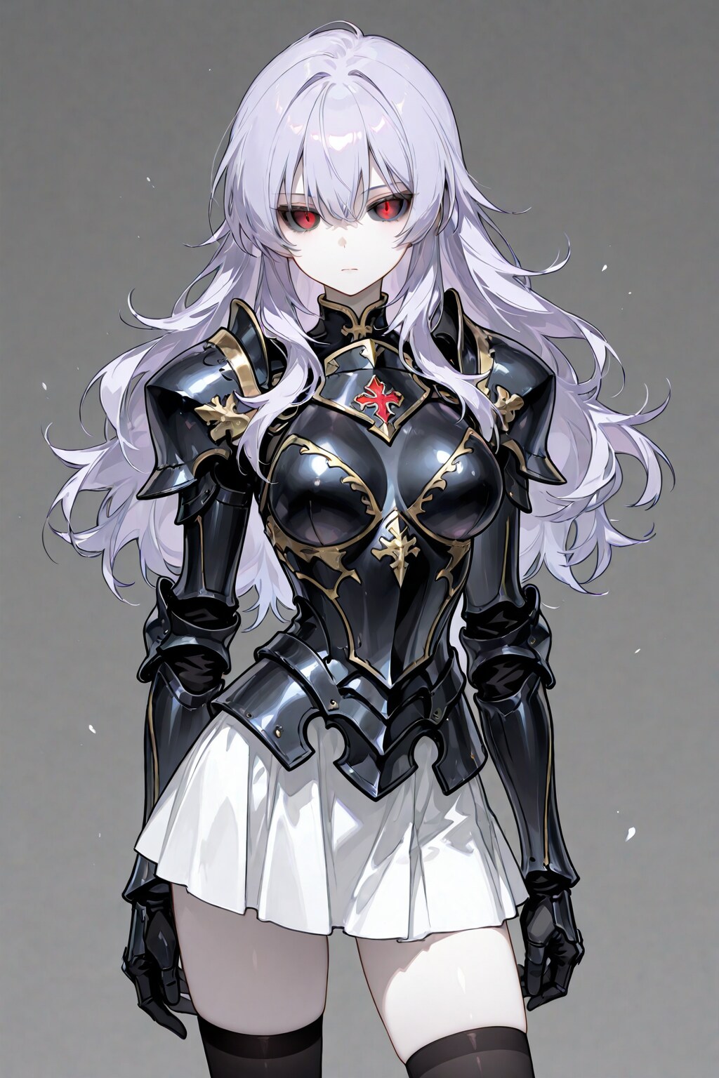 ラノベの試験キャラ『死霊騎士ちゃん』（キャプションにサービスショットの枠あり） | の人気AIイラスト・グラビア