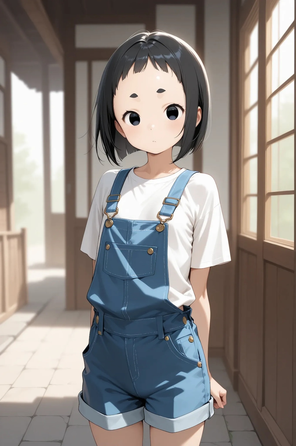 田舎で見かけた女の子