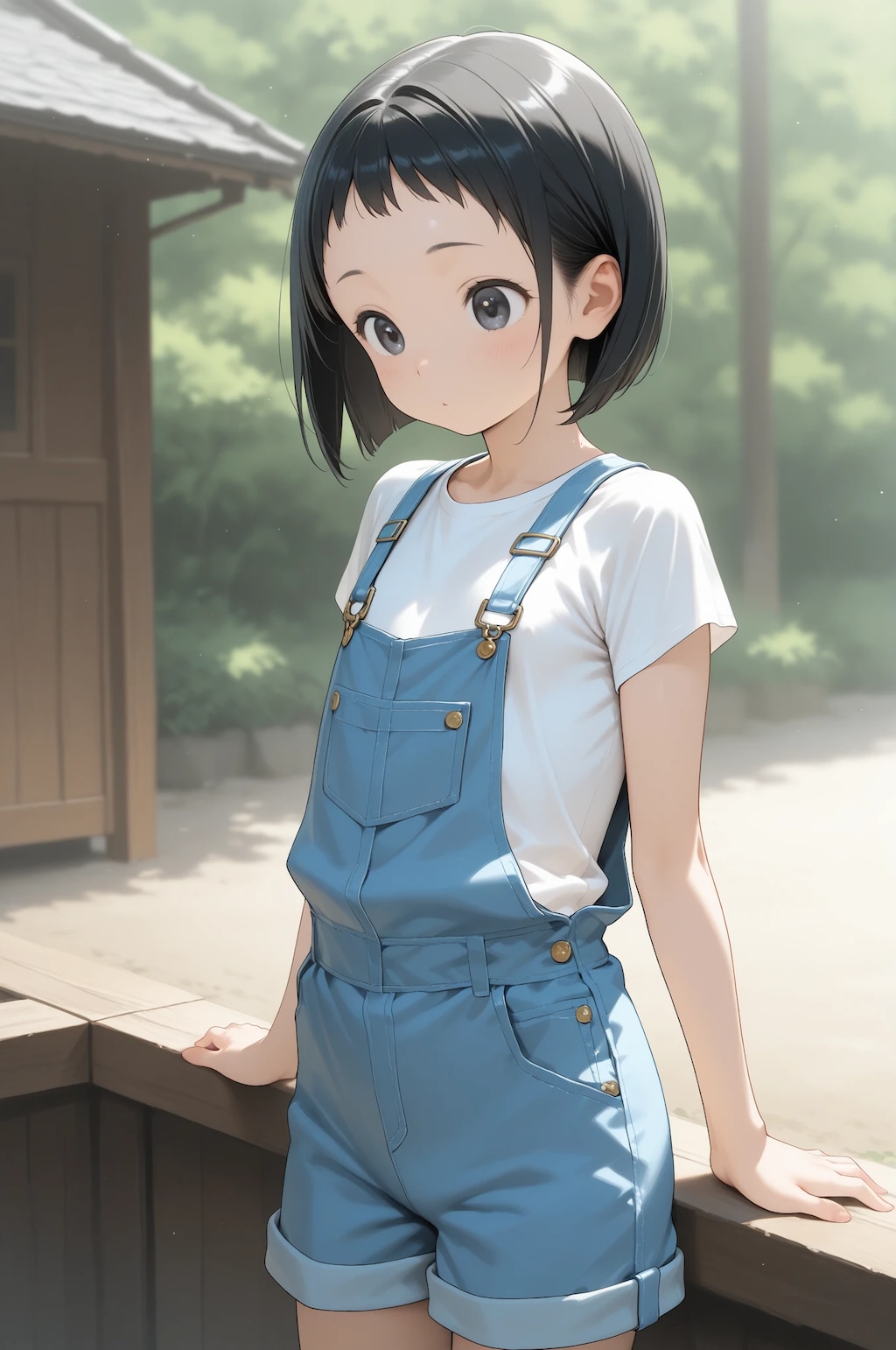 田舎で見かけた女の子