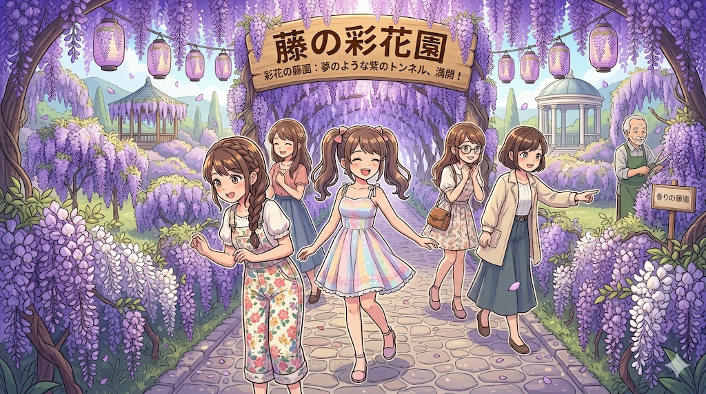 藤のトンネル