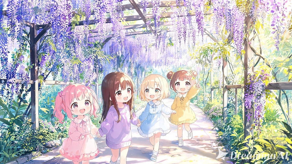藤のトンネル