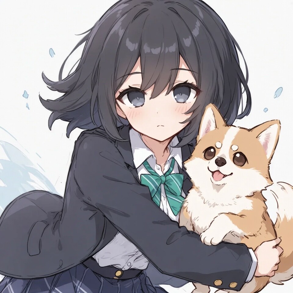 わんこと少女 | の人気AIイラスト・グラビア