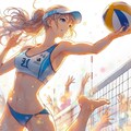 ビーチバレー女子1 5枚目