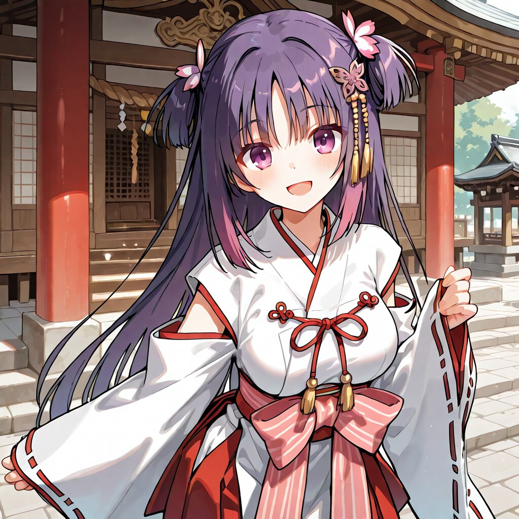 失敗巫女さん