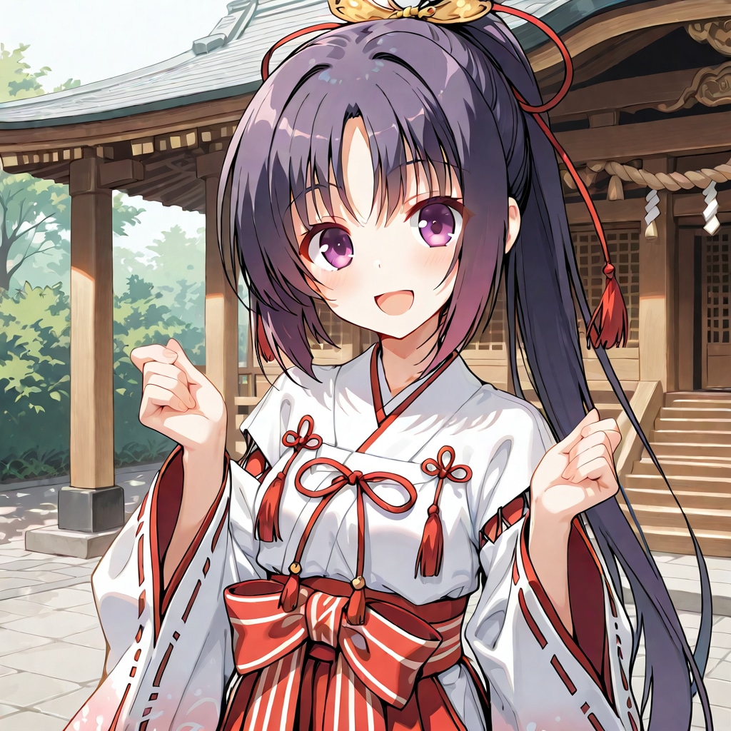 失敗巫女さん
