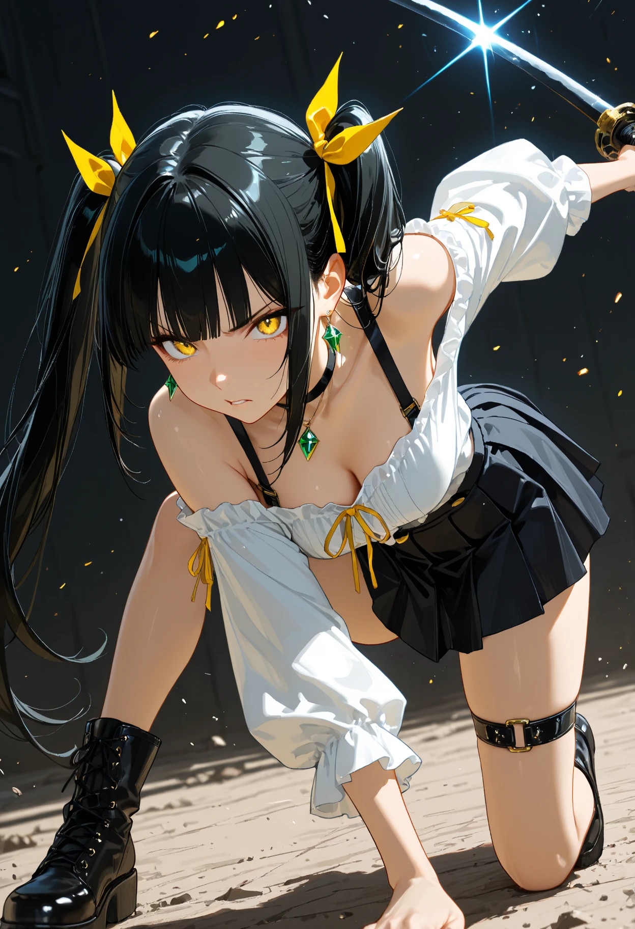 金目の剣士