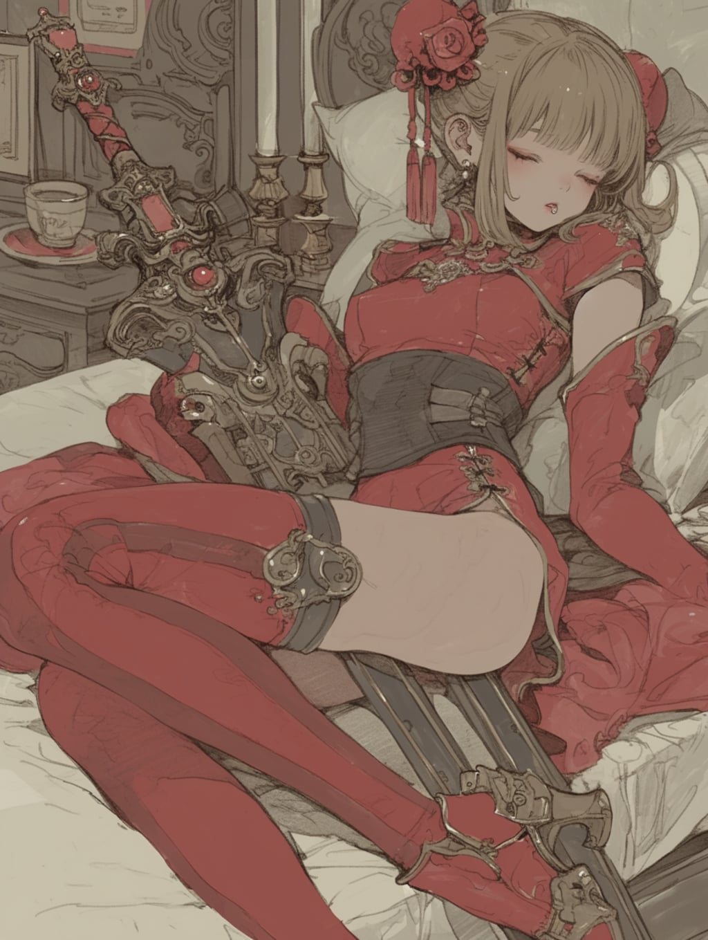 女炎之剑客 [红]