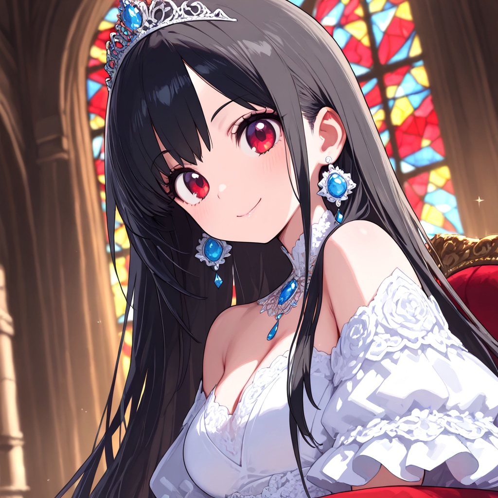 お姫様になったリナちゃん | の人気AIイラスト・グラビア