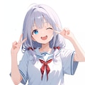 【テーマ】金髪ちゃん・銀髪ちゃん（後半） 5枚目
