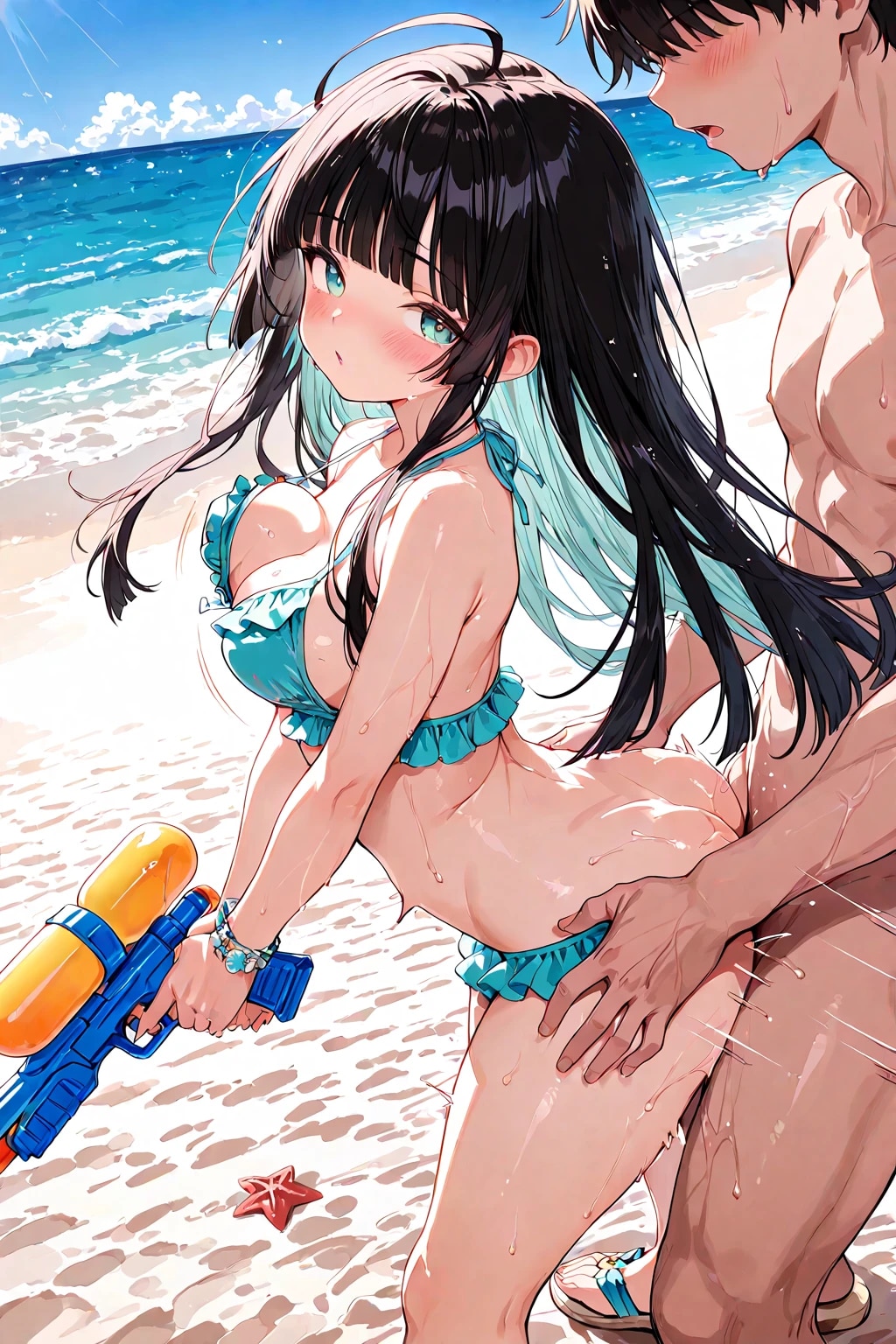 いきなり後ろから！？海編