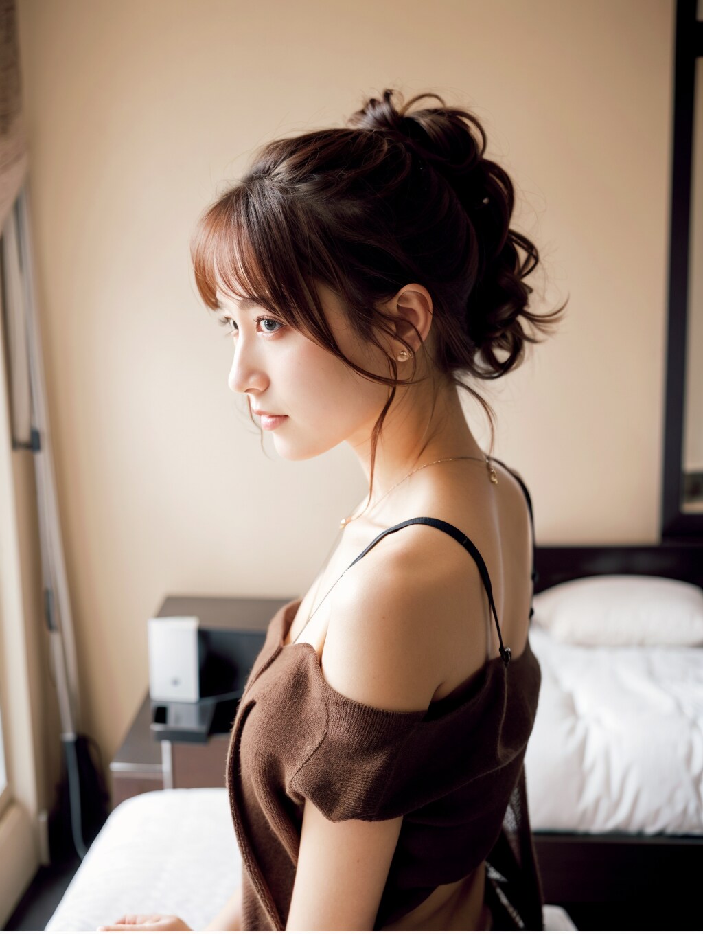 横顔美人