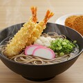 深夜食堂の天麩羅蕎麦とコロッケのセット 3枚目