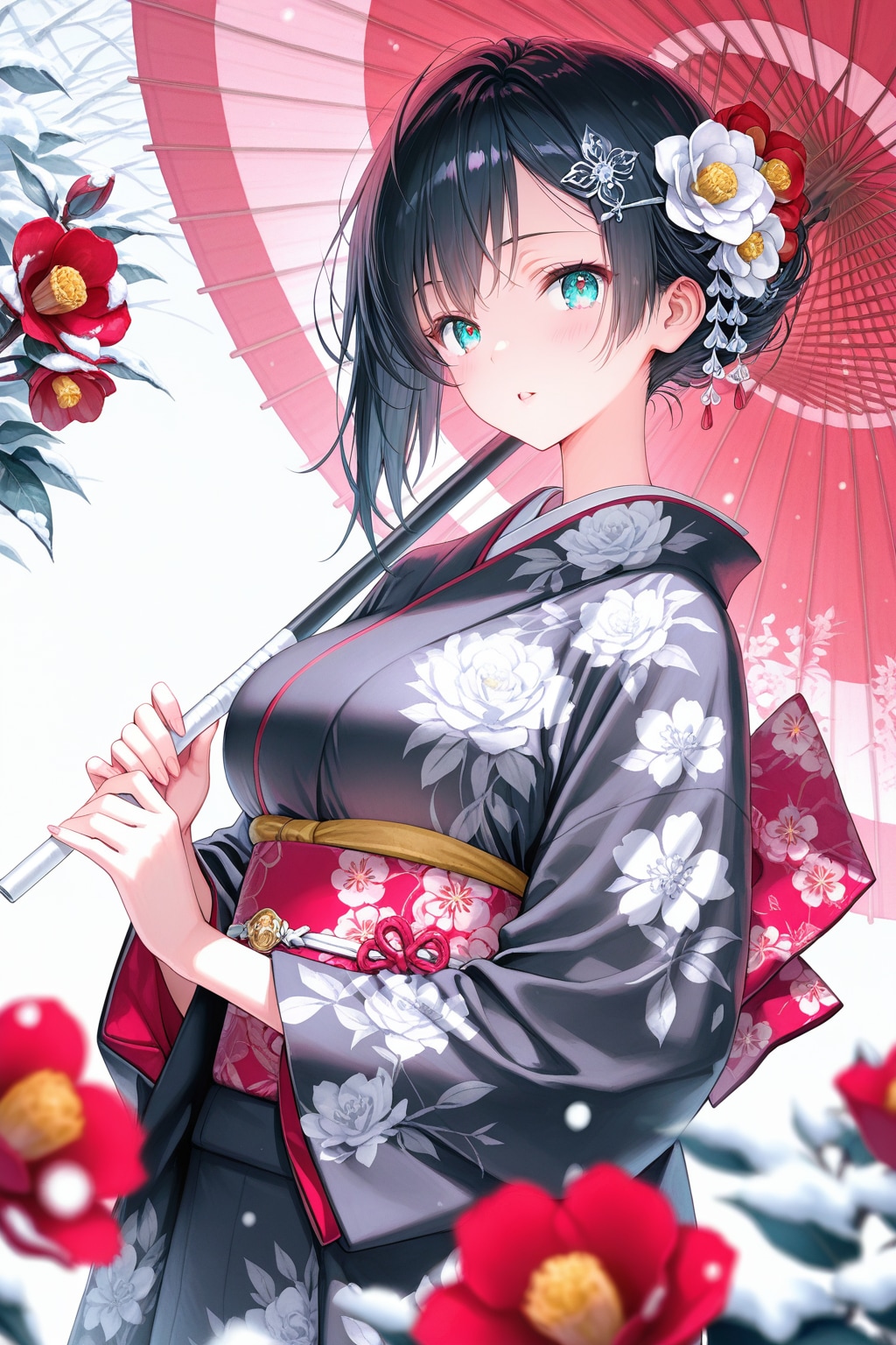 雪の華 | の人気AIイラスト・グラビア