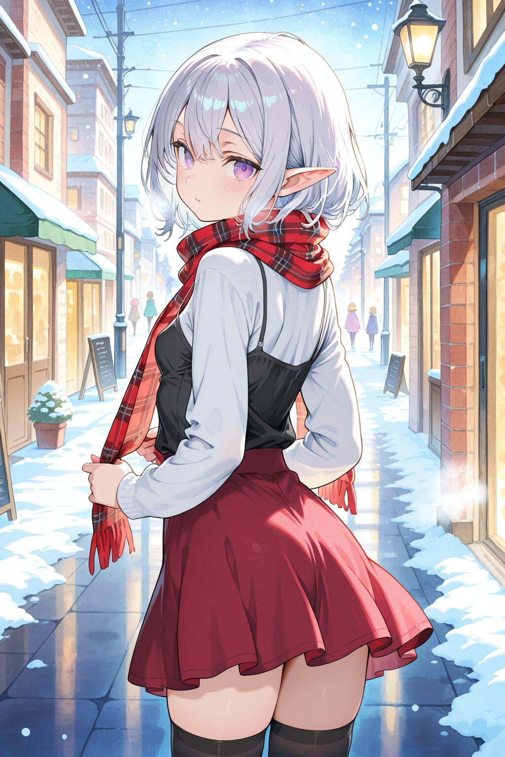 冬の町
