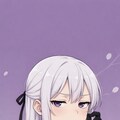 ジト目銀髪ガール 7枚目