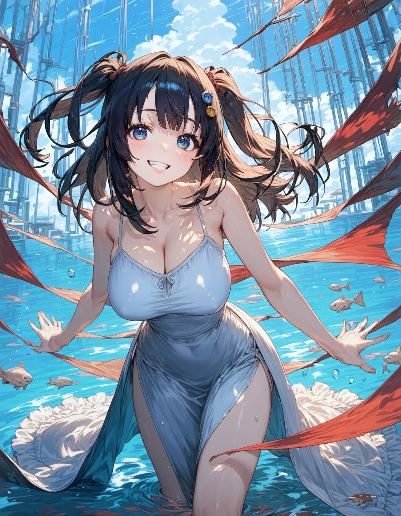 Threads Across the Blue | の人気AIイラスト・グラビア