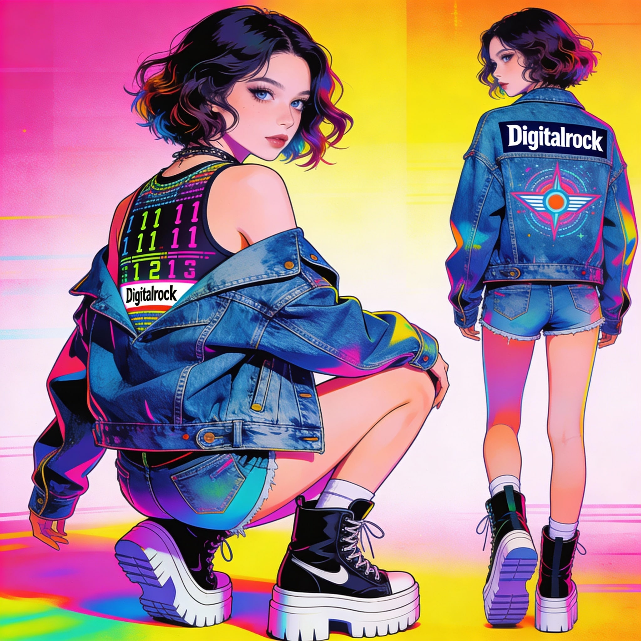 Digitalrock　Ⅱ | の人気AIイラスト・グラビア