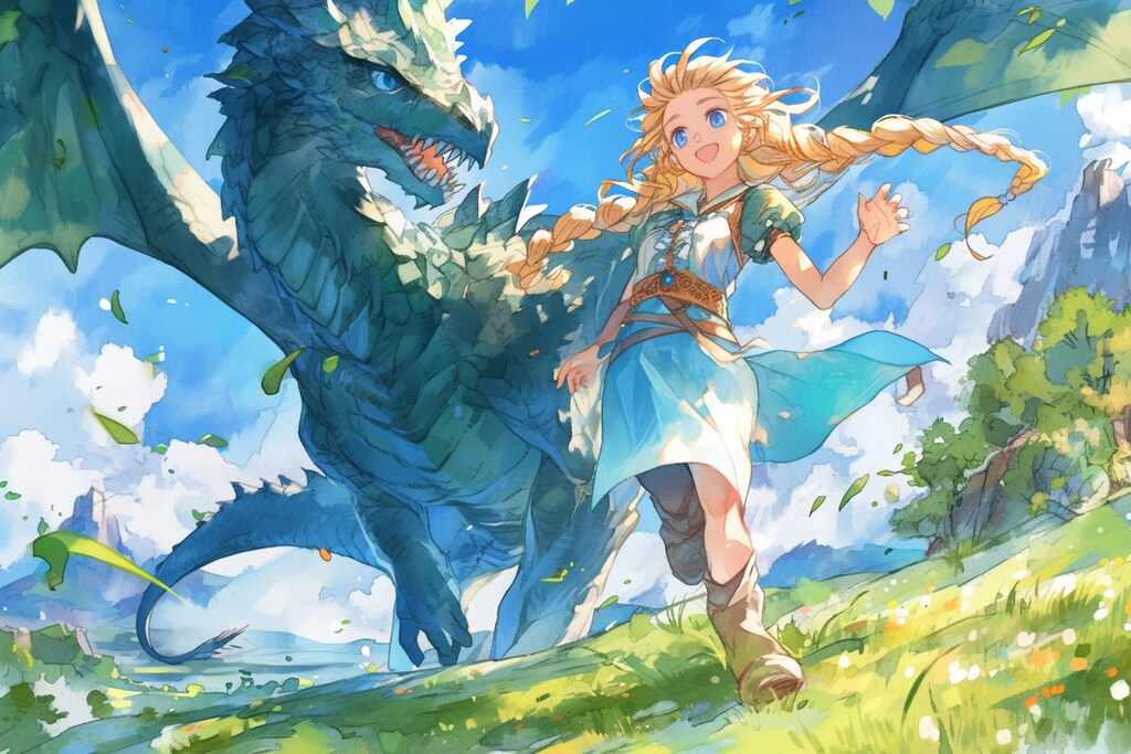 ドラゴンと少女（竜騎士）39