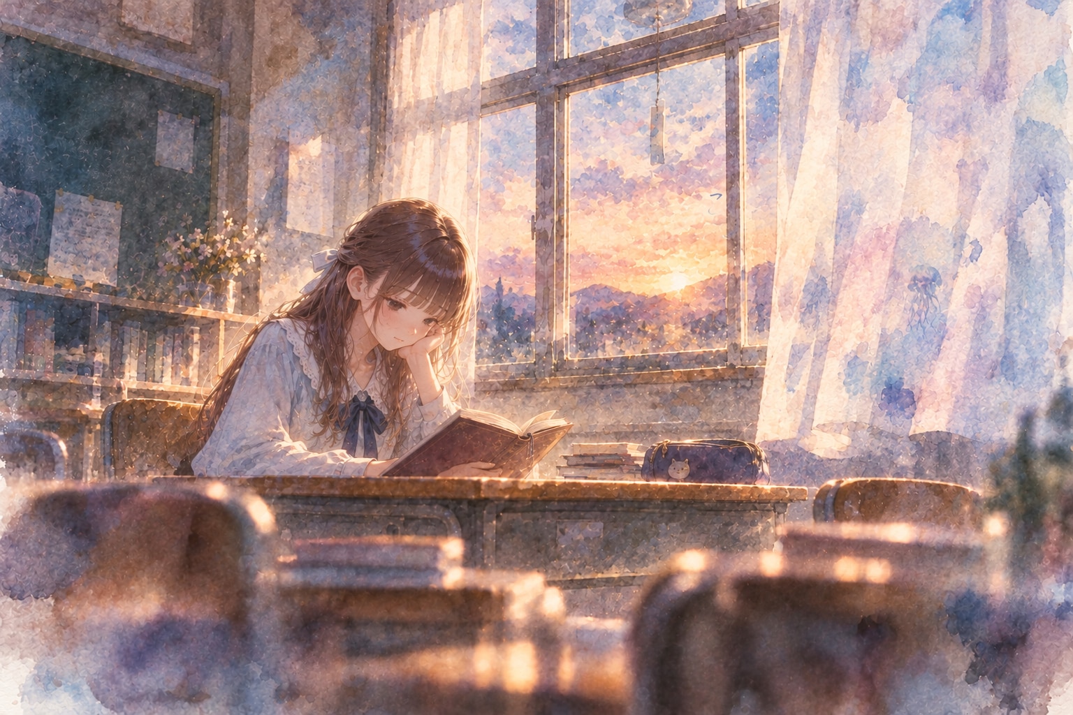 この教室に、います。 | の人気AIイラスト・グラビア