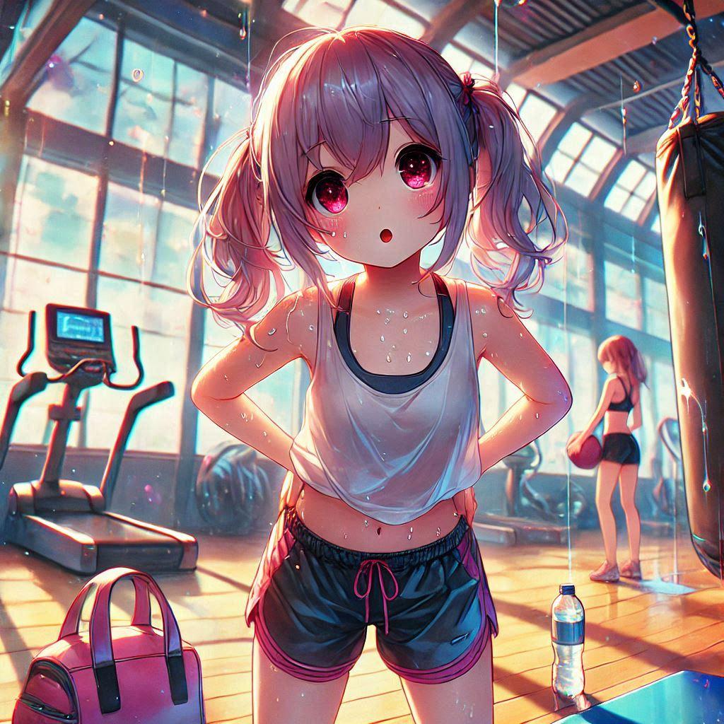汗だく
