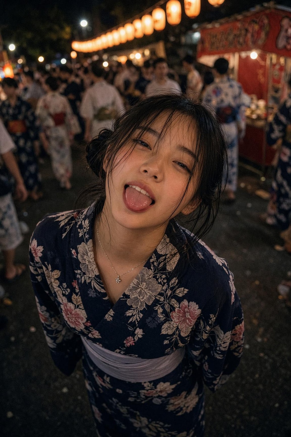 夏祭りで拗ねちゃった