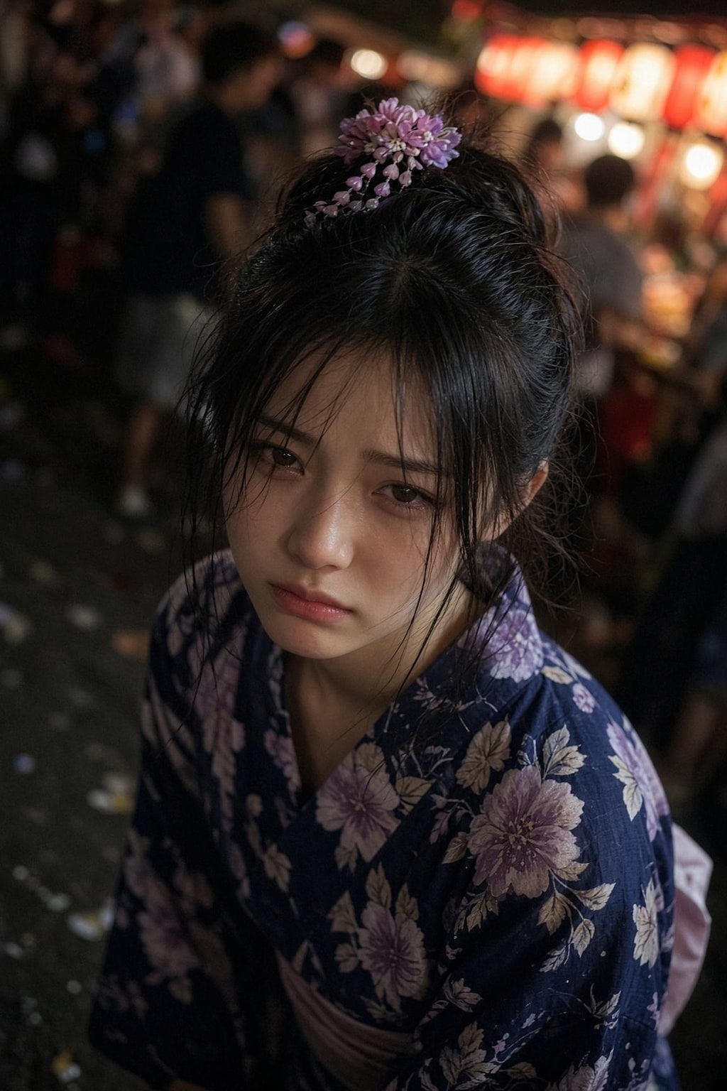 夏祭りで拗ねちゃった