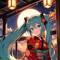 月が綺麗ですね 3枚目