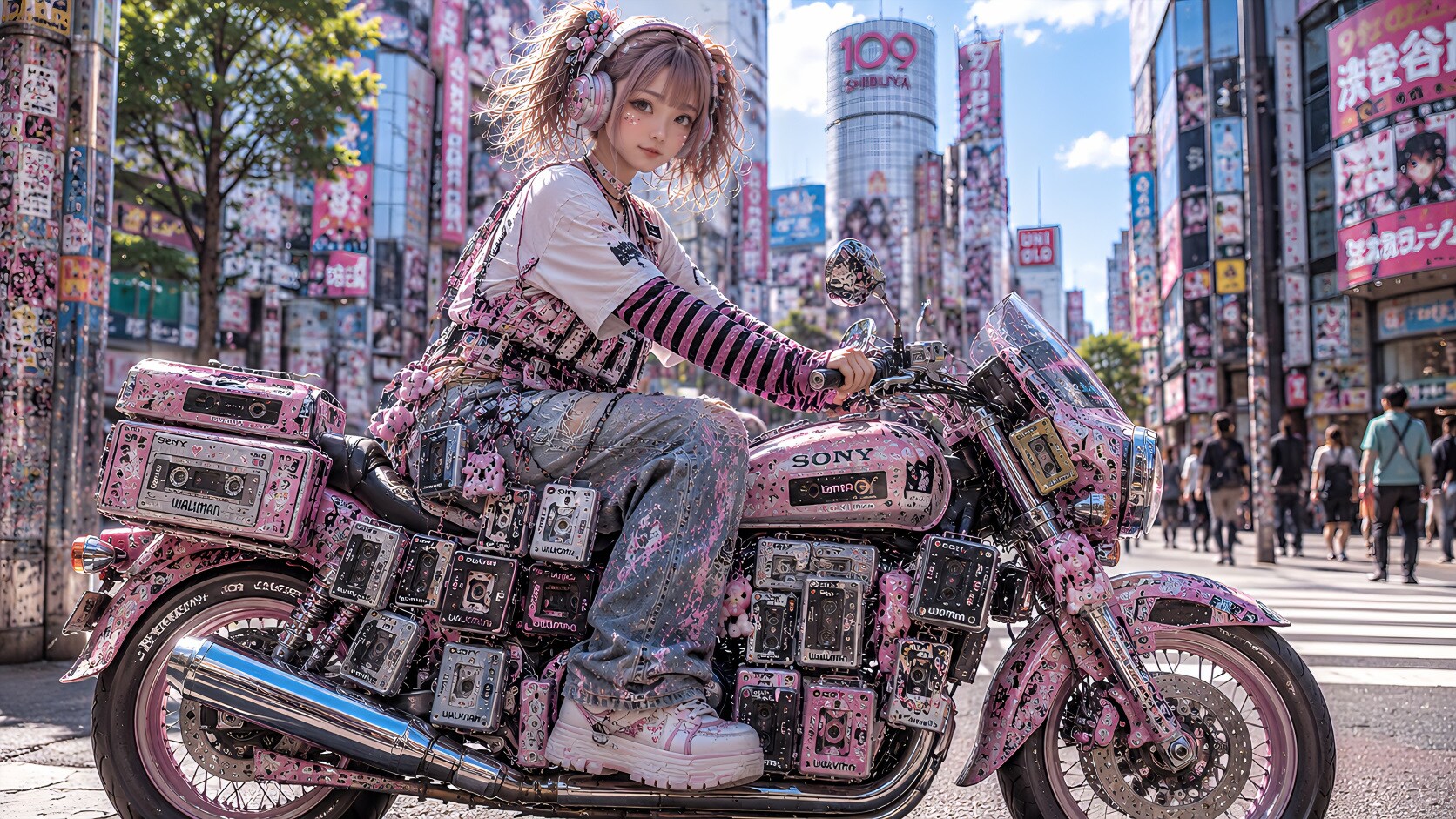 ウォークマンカスタムバイクと君