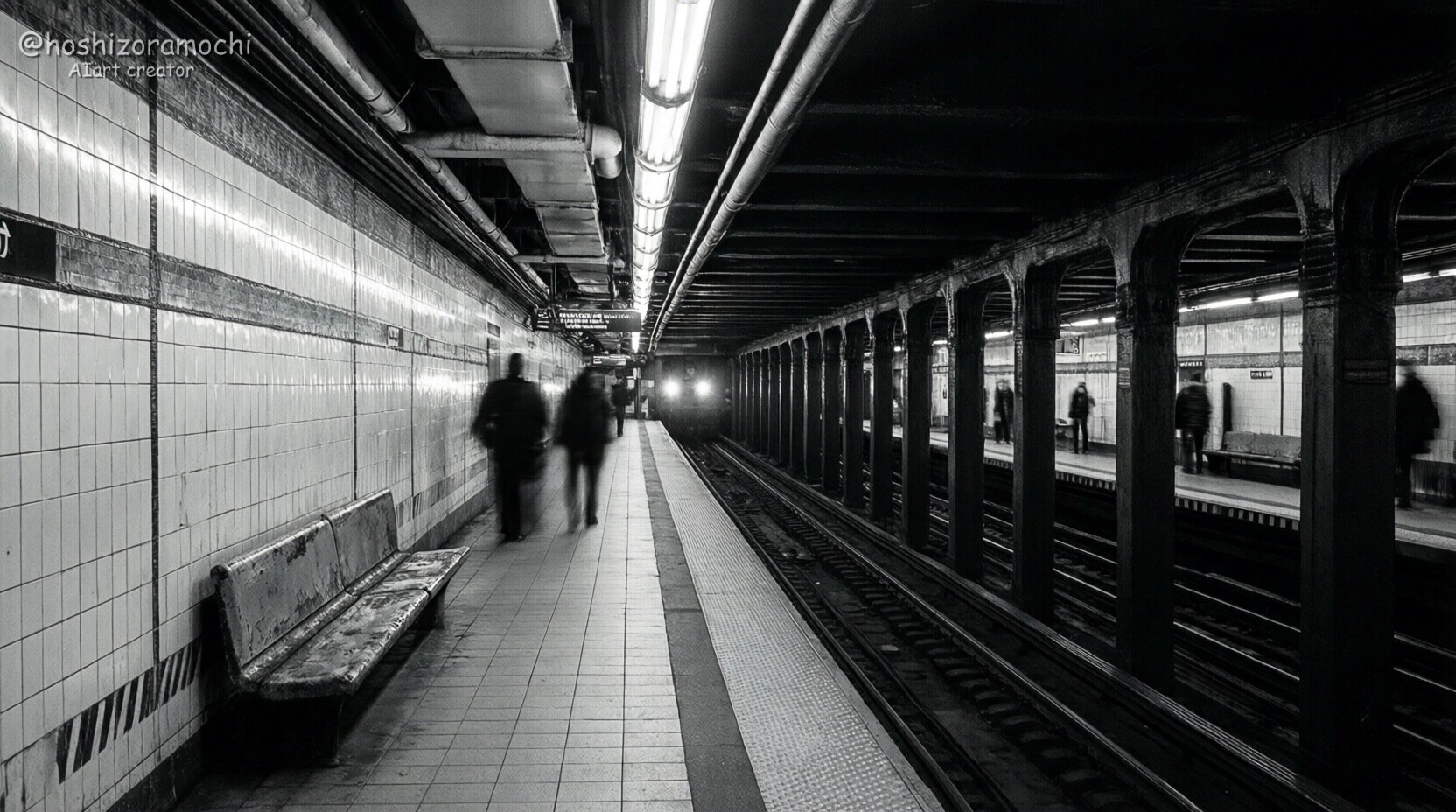 地下に刻まれる日常の軌跡🚇 | の人気AIイラスト・グラビア