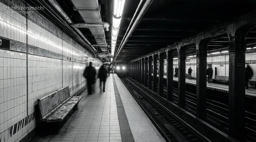 地下に刻まれる日常の軌跡🚇