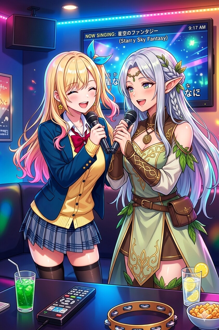 異世界エルフと歌うナミちゃん