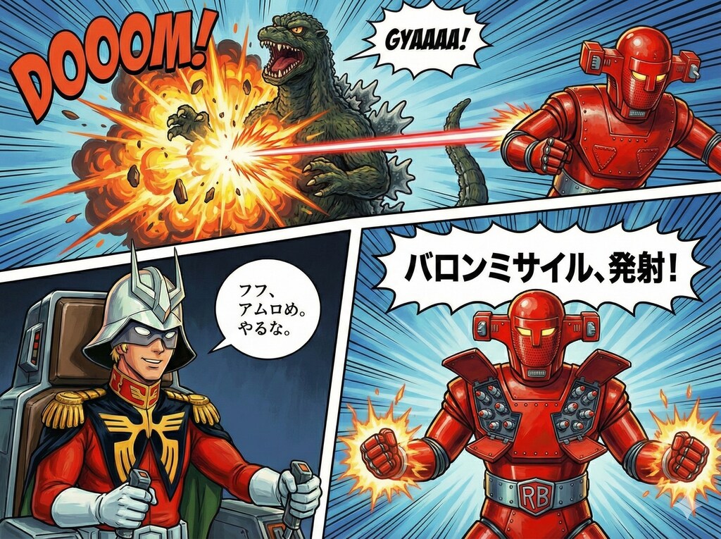 赤いロボなら何でも良いと思っているシャア