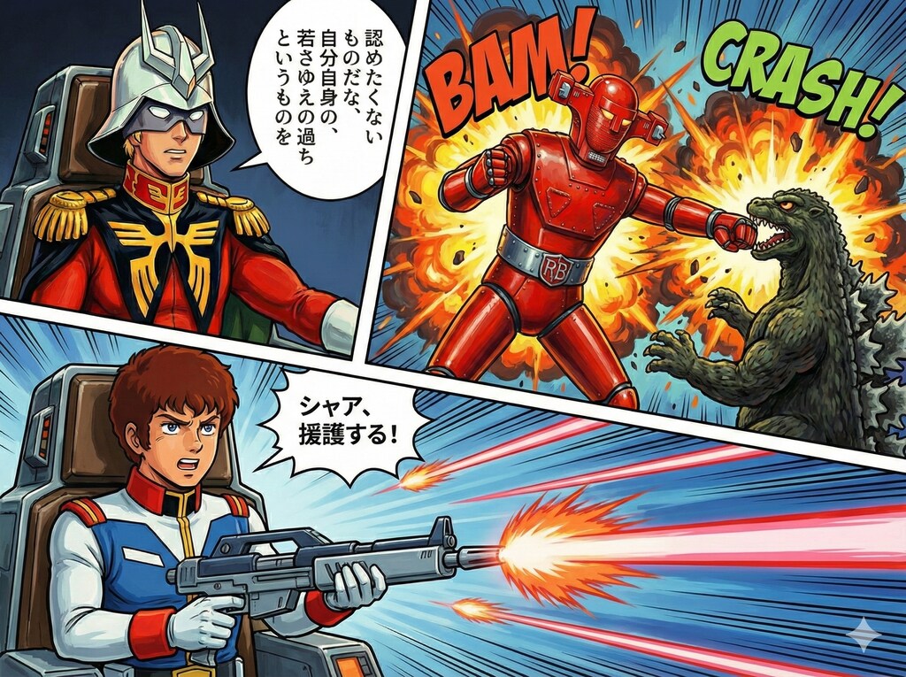 赤いロボなら何でも良いと思っているシャア