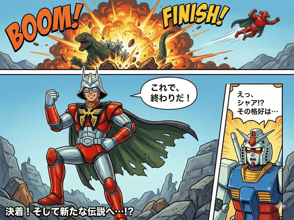 赤いロボなら何でも良いと思っているシャア