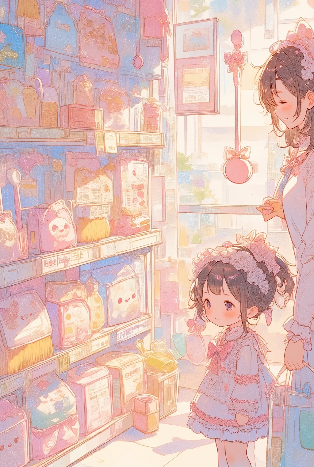 フリフリ道具コーナー