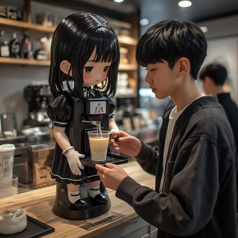 萌え飲料サーバー | の人気AIイラスト・グラビア