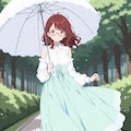 お散歩、早苗ちゃん 2枚目