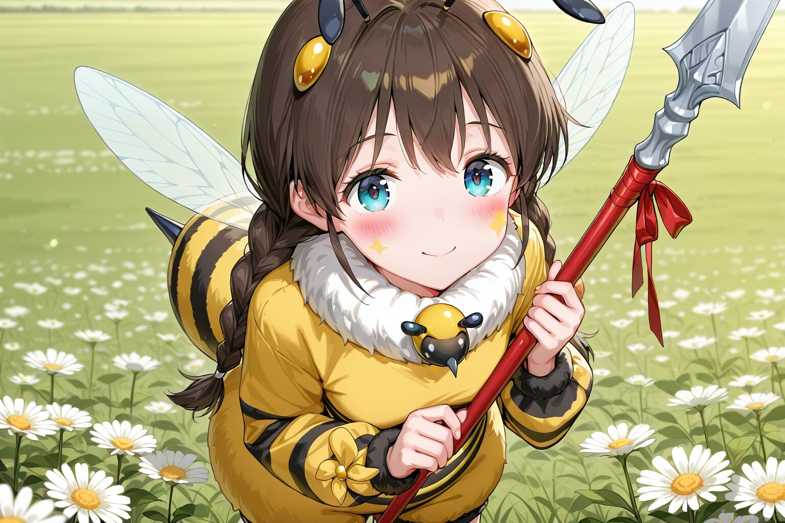 みつばちのコスプレ（モデル: QILIN） | の人気AIイラスト・グラビア