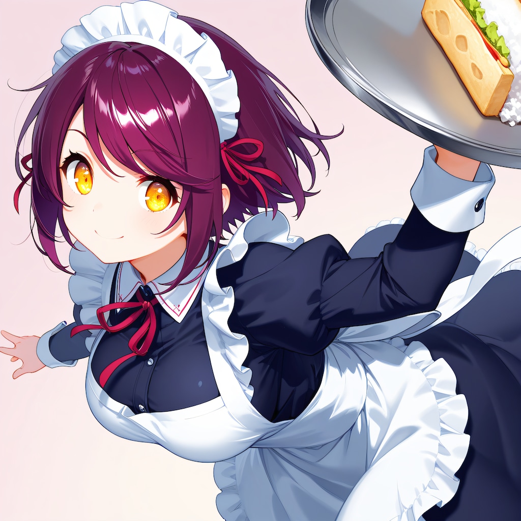 おはようございます（挨拶メイドの芽衣ちゃん）