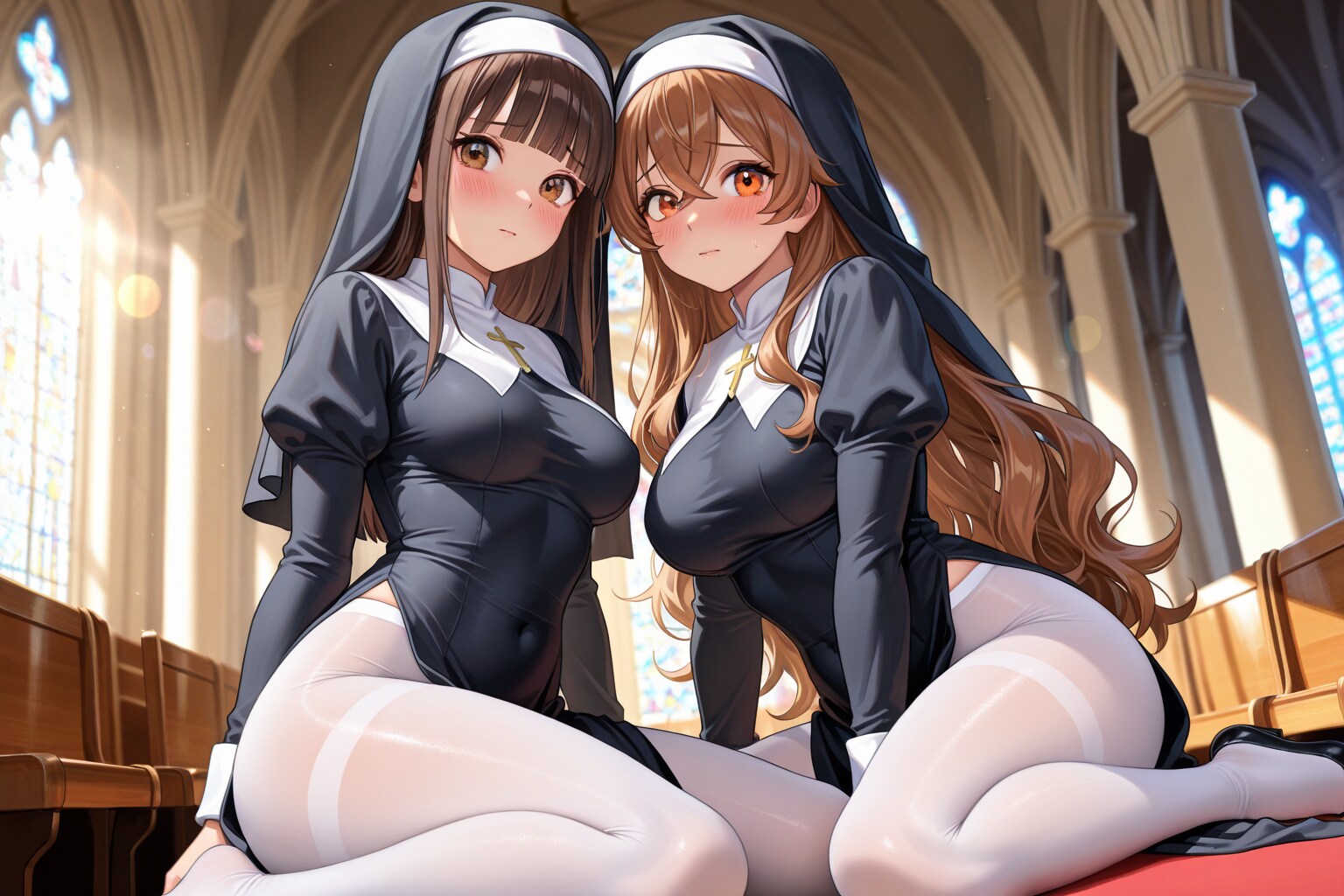 シスターなナナさんとメグ姉ちゃん