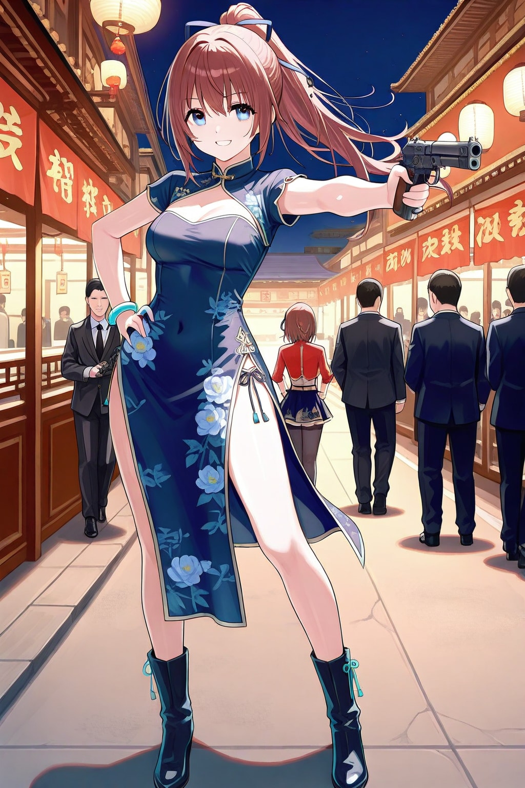 アタイのシマで、好き勝手なことは、させないわよ！ | の人気AIイラスト・グラビア