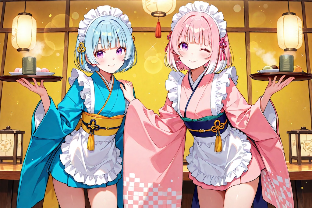 2人で和喫茶