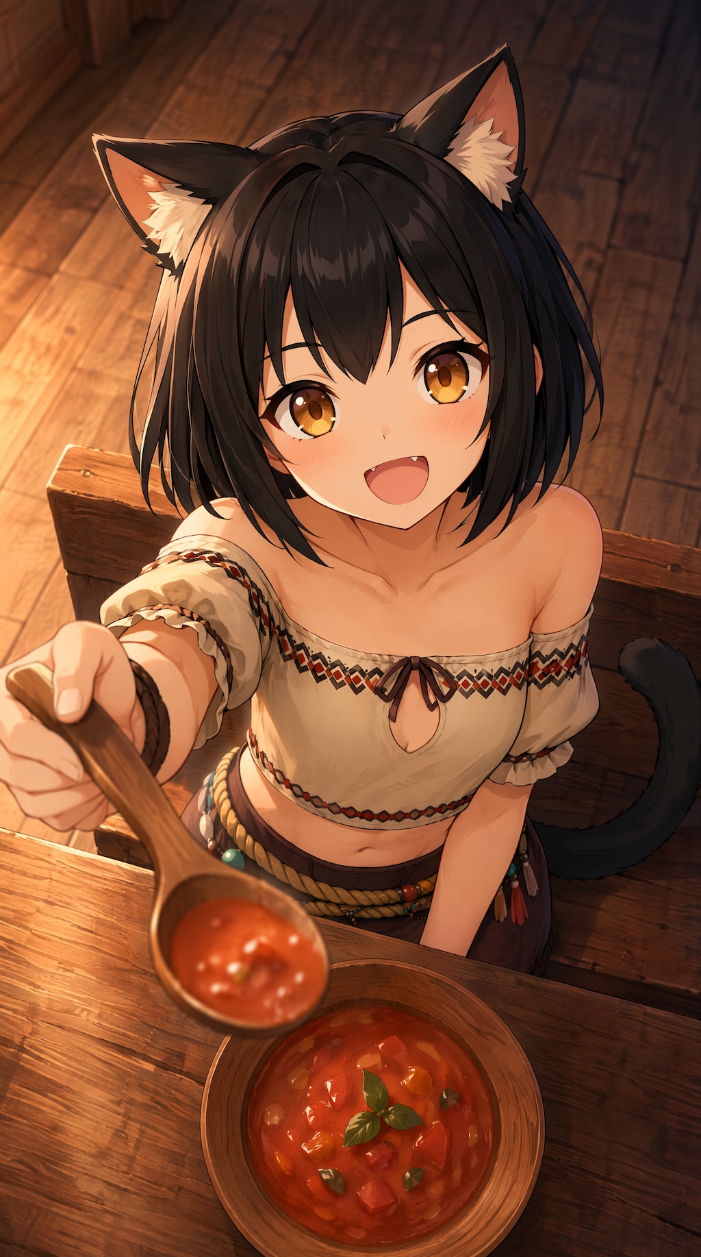 キミも食べてみるにゃ