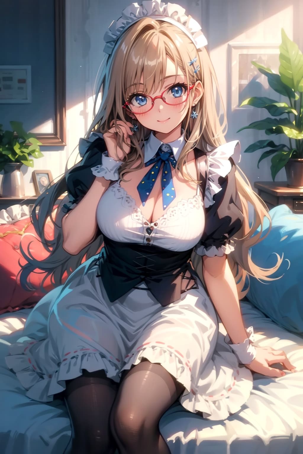 メガネ美少女メイド