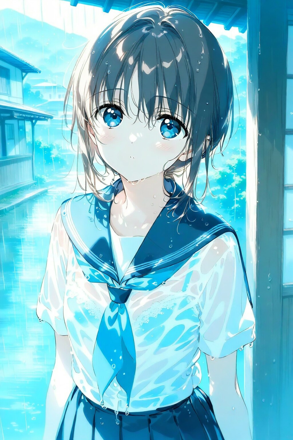 雨宿り