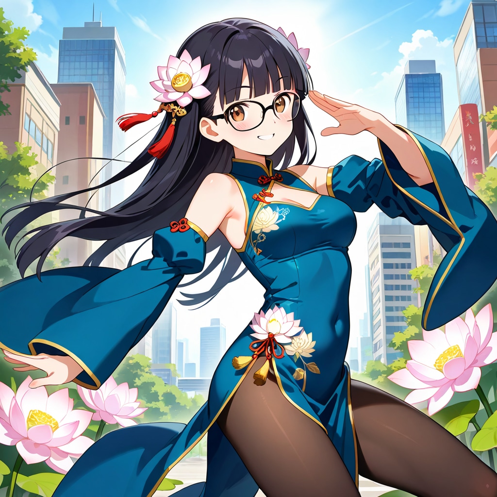 普通にチャイナドレス①