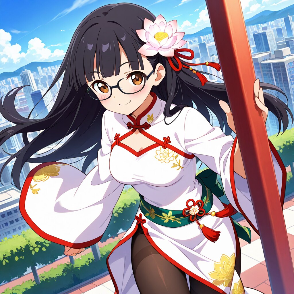 普通にチャイナドレス① | の人気AIイラスト・グラビア