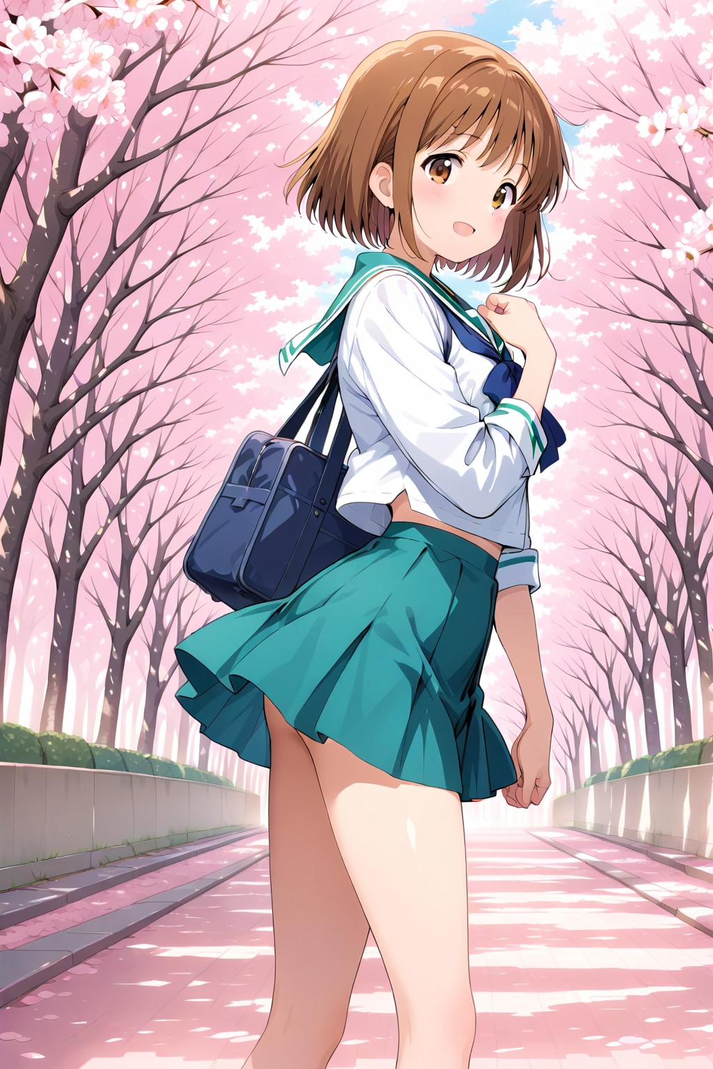 入学式に向かいます