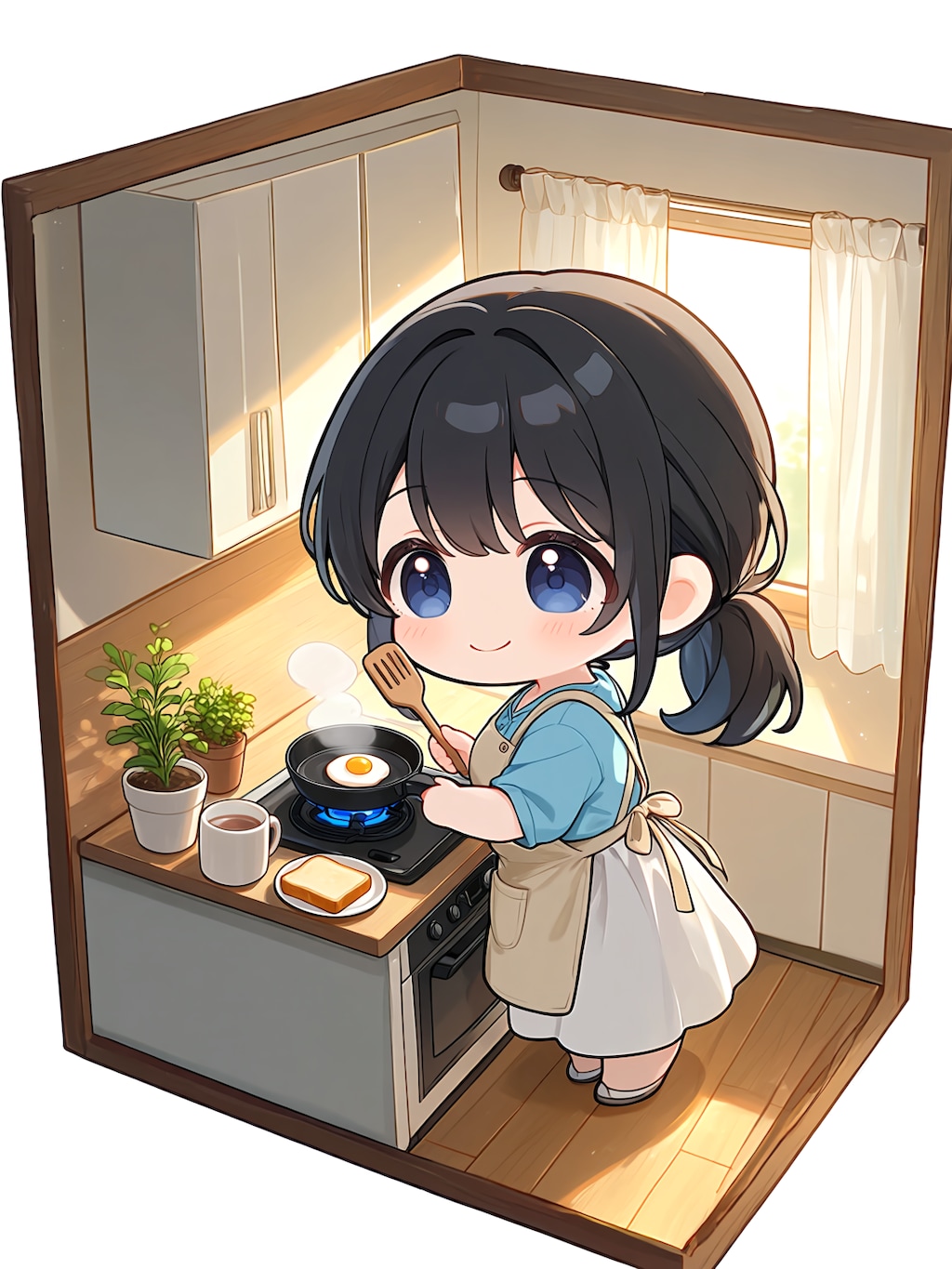 ジオラマ風キッチン